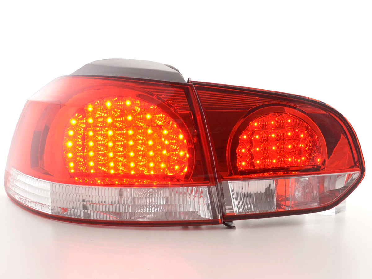 LED Rückleuchten Set VW Golf 6 Typ 1K 2008-2012 rot/schwarz LED Rückleuchten Set VW Golf 6 Typ 1K 2008-2012 rot/schwarz